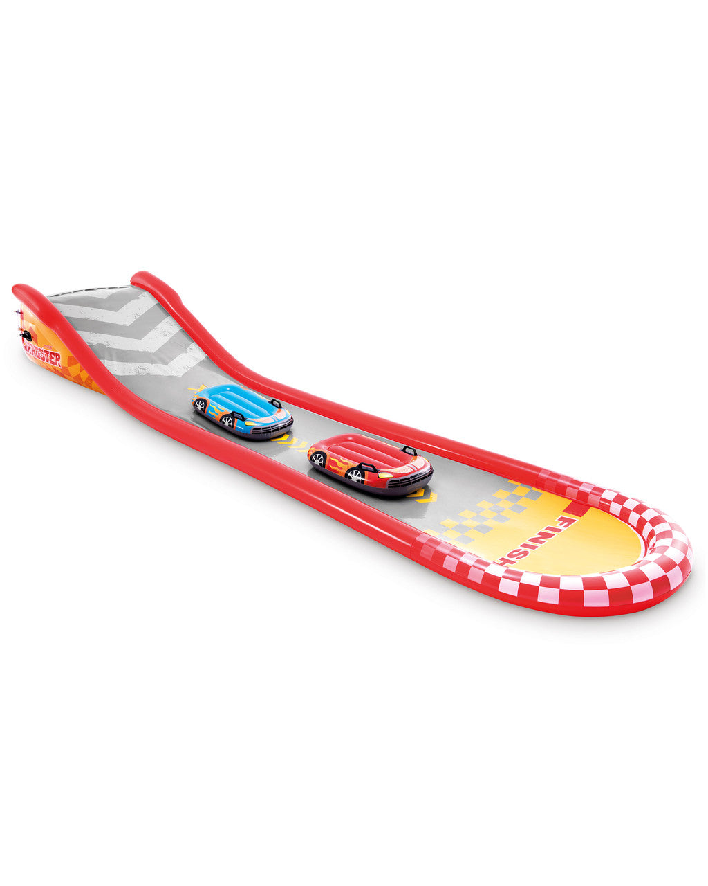 Racing Fun Inflatable Water Slide