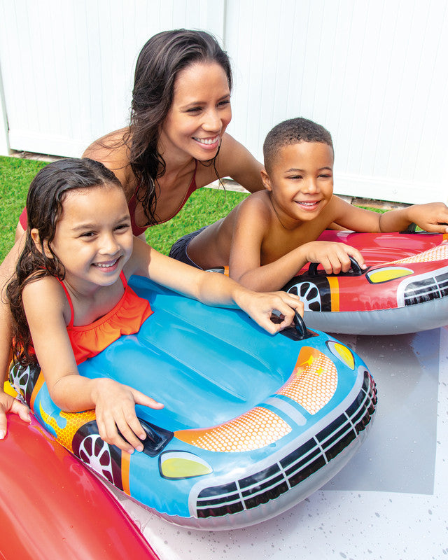 Racing Fun Inflatable Water Slide