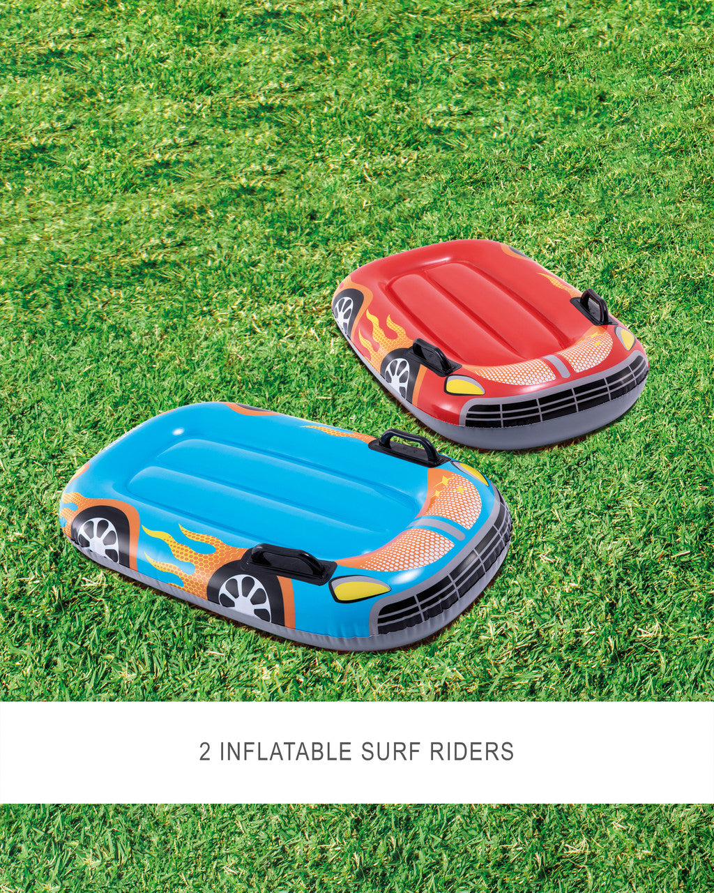 Racing Fun Inflatable Water Slide